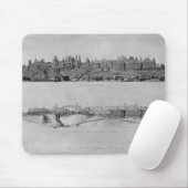 Uitzicht van Carcassonne aan de westzijde Muismat (Met muis)