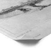 Uitzicht van Carcassonne aan de westzijde Poster (Hoek)