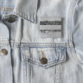 Uitzicht van Carcassonne aan de westzijde Vierkante Button 5,1 Cm (In situ)