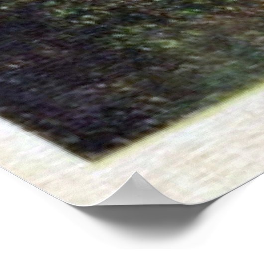  Uitzicht van Castelnaud-la-Chapelle, Frankrijk Poster (Hoek)