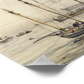 Uitzicht van Castle Cornet, Guernsey, met Shipping Poster (Hoek)