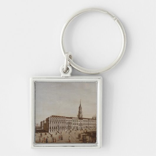 Uitzicht van Castle Street Sleutelhanger (Voorkant)