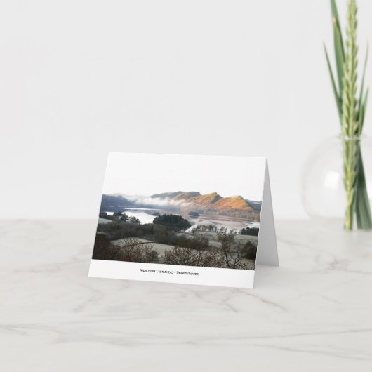 Uitzicht van Castlehead - Derwentwater, Lake Distr Kaart (Voorkant)