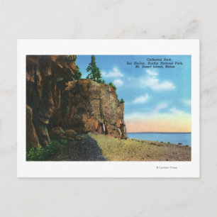 Uitzicht van Cathedraal Rock, Bar Harbour Briefkaart