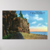 Uitzicht van Cathedraal Rock, Bar Harbour Poster (Voorkant)