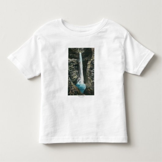 Uitzicht van Cavern Cascade Kinder Shirts (Voorkant)