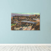 Uitzicht van Cedar Breaks Canvas Afdruk (Insitu (Houten vloer))