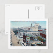 Uitzicht van Cedar Rapids, Iowa 1909 Vintage Briefkaart (Voorkant / Achterkant)