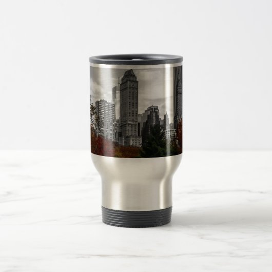 Uitzicht van Central Park in New York City Reisbeker (Center)