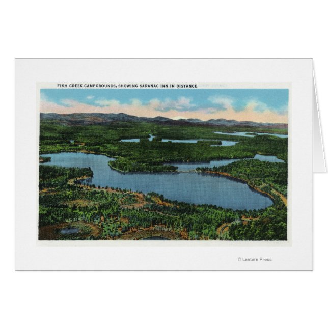 Uitzicht van Chapel Pond Road bij Keene Valley (Voorkant Horizontaal)