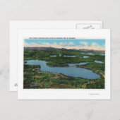 Uitzicht van Chapel Pond Road bij Keene Valley Briefkaart (Voorkant / Achterkant)