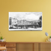 Uitzicht van Chateau de Meudon Canvas Afdruk (Insitu (Woonkamer))