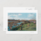 Uitzicht van Chena Slough uit de stad Briefkaart (Voorkant / Achterkant)