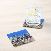 Uitzicht van Chicago binnenstad met meer Kartonnen Onderzetters (Insitu)