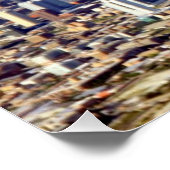 Uitzicht van Chicago binnenstad met meer Perfect Poster (Hoek)