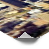 Uitzicht van Chicago binnenstad met meer Poster (Hoek)