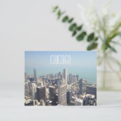 Uitzicht van Chicago Briefkaart (Staand voorkant)