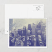 Uitzicht van Chicago Skyline Lake Briefkaart (Voorkant / Achterkant)
