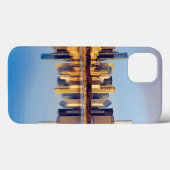Uitzicht van Chicago skyline met reflectie Case-Mate iPhone Case (Achterkant (horizontaal))