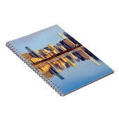 Uitzicht van Chicago skyline met reflectie Notitieboek (Rechterzijde)