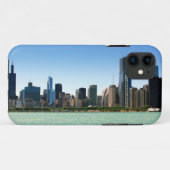 Uitzicht van Chicago skyline van het Michiganmeer Case-Mate iPhone Case (Achterkant (horizontaal))