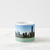 Uitzicht van Chicago skyline van het Michiganmeer Espresso Kop (Voorkant)