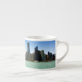 Uitzicht van Chicago skyline van het Michiganmeer Espresso Kop (Rechts)
