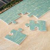 Uitzicht van Chicago skyline van het Michiganmeer Legpuzzel (Zijkant)