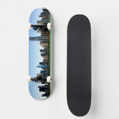Uitzicht van Chicago skyline van het Michiganmeer Skateboard (Voorkant)