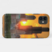 Uitzicht van Chicago's skyline van Adler Case-Mate iPhone Case (Achterkant (horizontaal))