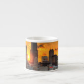 Uitzicht van Chicago's skyline van Adler Espresso Kop (Voorkant)