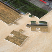 Uitzicht van Chicago's skyline van Adler Legpuzzel (Zijkant)