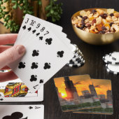 Uitzicht van Chicago's skyline van Adler Pokerkaarten (Insitu)