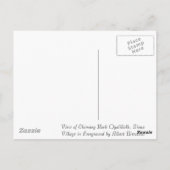 Uitzicht van Chimney Rock van Albert Bierstadt Briefkaart (Achterkant)