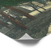 Uitzicht van Chinatown Oroville, CA Poster (Hoek)