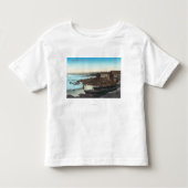 Uitzicht van ChinatownPacific Grove, CA Kinder Shirts (Voorkant)