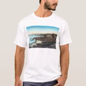 Uitzicht van ChinatownPacific Grove, CA T-shirt (Voorkant)