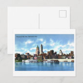 Uitzicht van Cincinnati, Ohio, Skyline Briefkaart (Voorkant / Achterkant)