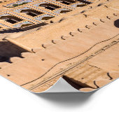 Uitzicht van Citadel Kunya-ark - Khiva, Oezbekista Poster (Hoek)