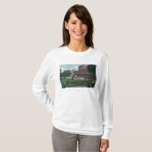 Uitzicht van City Hall Park Oakland, CA T-shirt (Voorkant volledig)