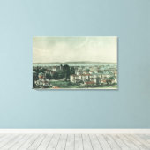 Uitzicht van City Hall Tower Alameda, CA Canvas Afdruk (Insitu (Houten vloer))