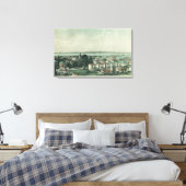 Uitzicht van City Hall Tower Alameda, CA Canvas Afdruk (Insitu (Slaapkamer))