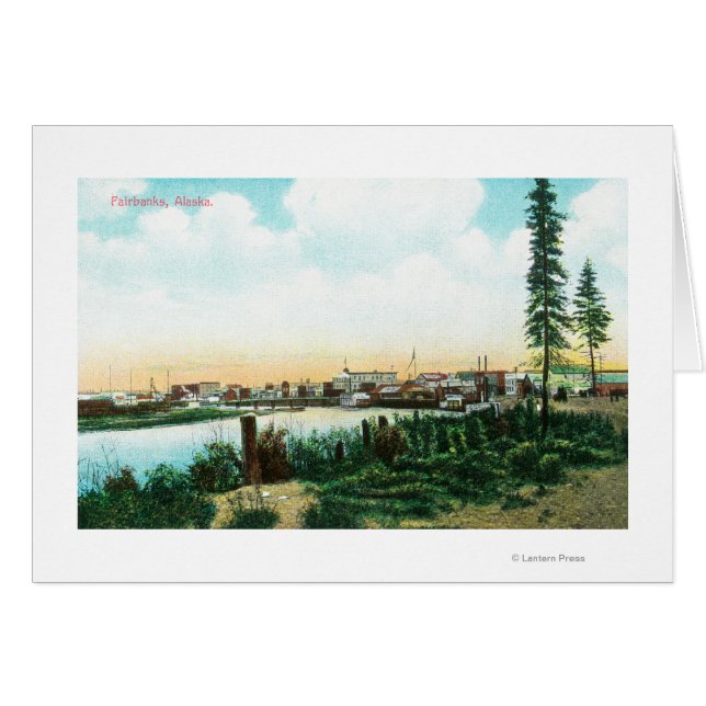 Uitzicht van CityFairbanks, AK (Voorkant Horizontaal)