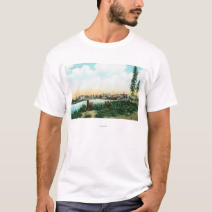 Uitzicht van CityFairbanks, AK T-shirt