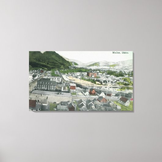 Uitzicht van CityMullan, ID Canvas Afdruk (Voorkant)
