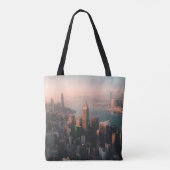 Uitzicht VAN CITYSCAPE Tote Bag (Achterkant)