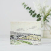 Uitzicht van Clamart, 1864 Briefkaart (Staand voorkant)