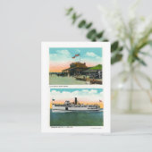 Uitzicht van Cliff Beach House Briefkaart (Staand voorkant)