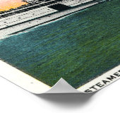 Uitzicht van Cliff Beach House Poster (Hoek)