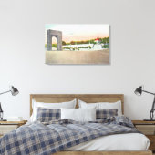 Uitzicht van Clifton Gate Canvas Afdruk (Insitu (Slaapkamer))